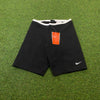 Vintage Nike Cotton Shorts Black Small