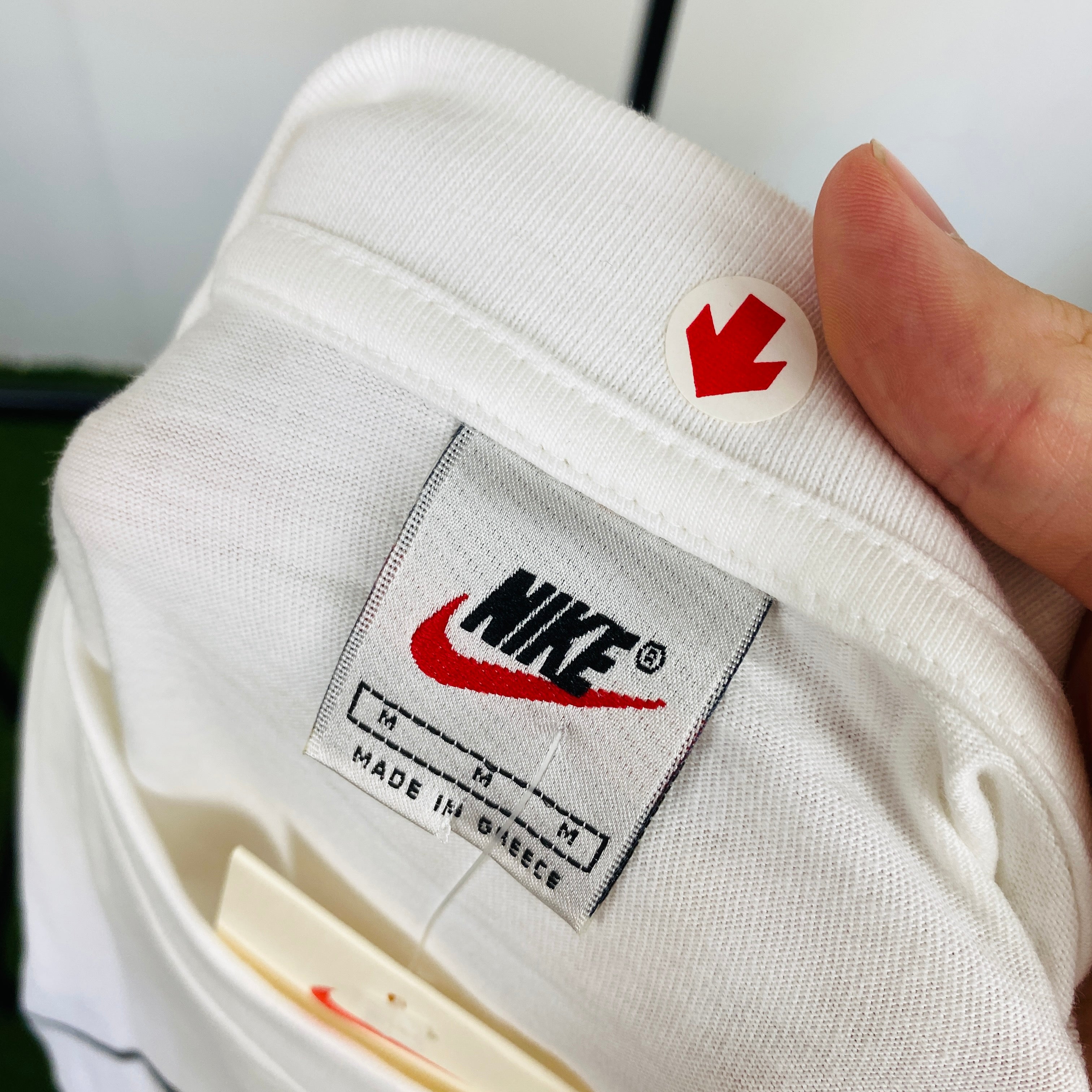 90s Nike Swoosh T-Shirt White Medium