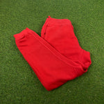 00s Nike Cotton Joggers Red Small