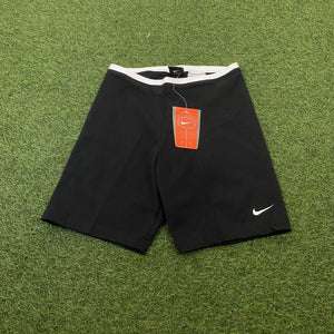 90s Nike Loungewear Bra And Shorts Black Small/Medium