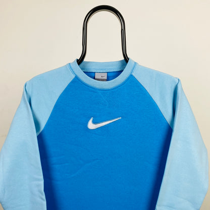 00s Nike Sweatshirt Blue XS