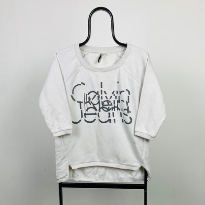 Retro CK T-Shirt White Small