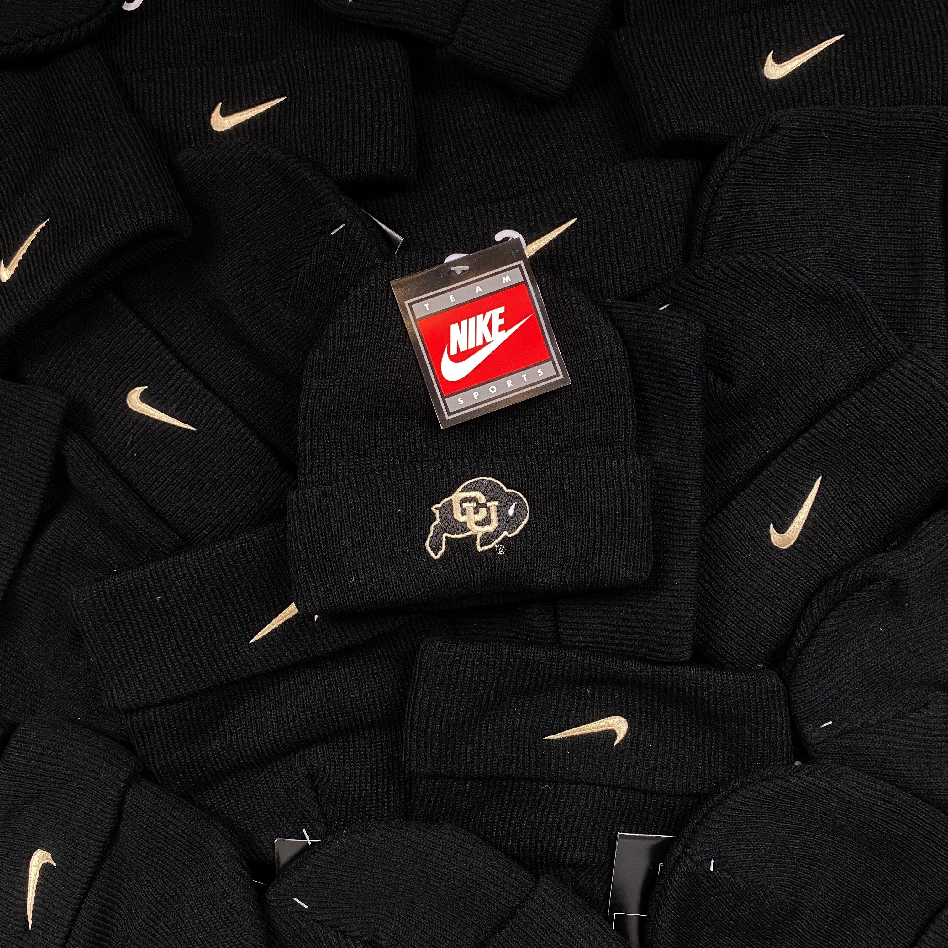 Vintage Nike Colorado Buffaloes Beanie Hat Black – Clout Closet