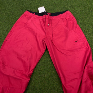 00s Nike Parachute Cargo Joggers Pink Red XL