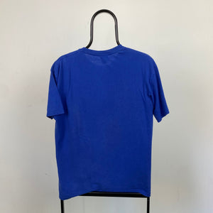 Retro 00s Stussy T-Shirt Blue Medium