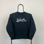 Retro Quiksilver Sweatshirt Black XS