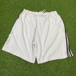 90s Adidas Cotton Shorts White Large