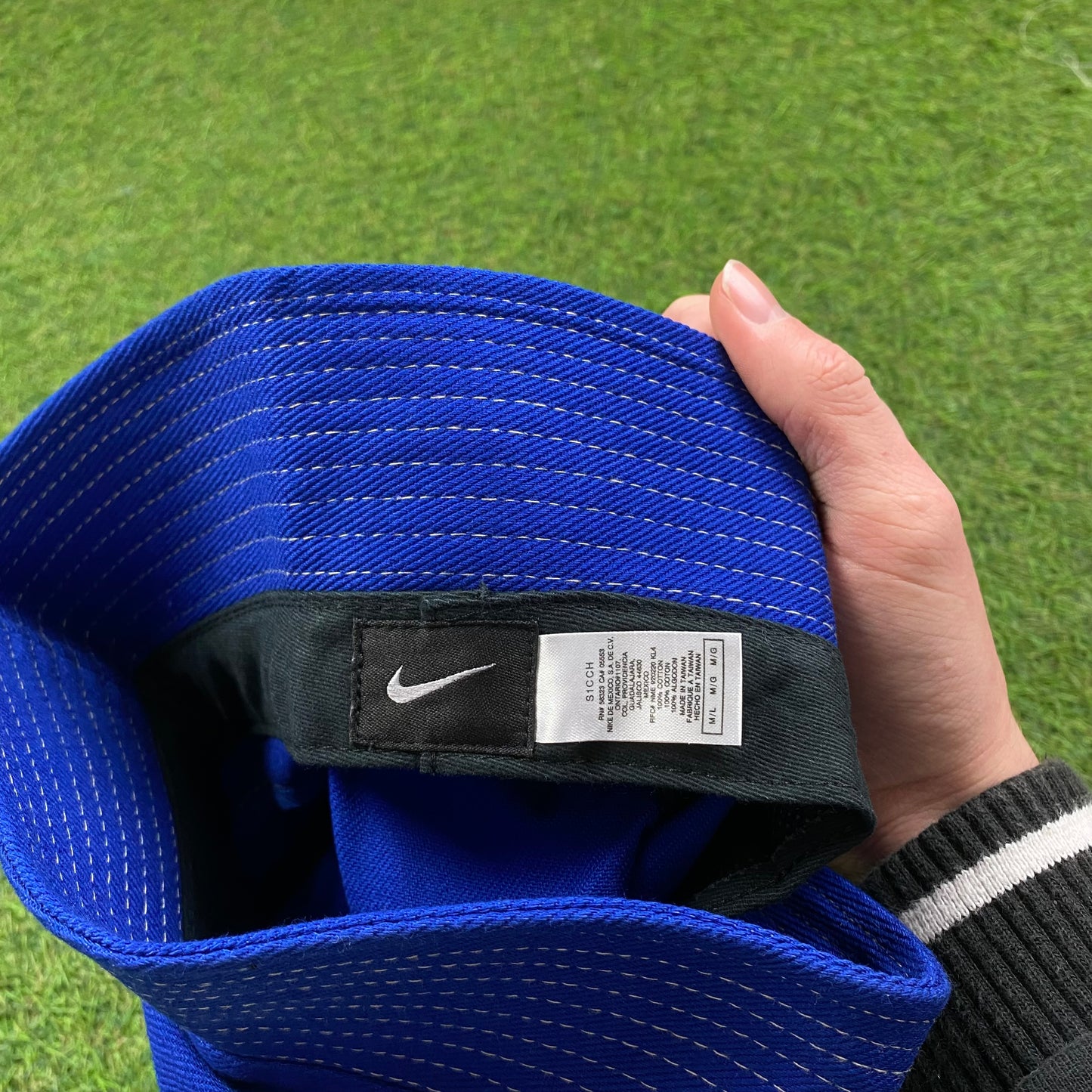 Vintage Nike Bucket Hat Blue