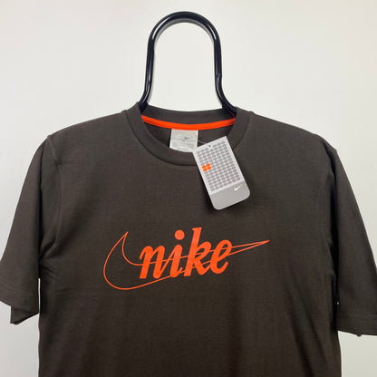 Vintage Nike T-Shirt Brown XL