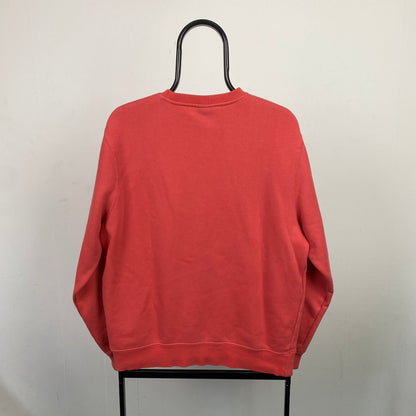 Retro 00s Stussy Sweatshirt Red Small