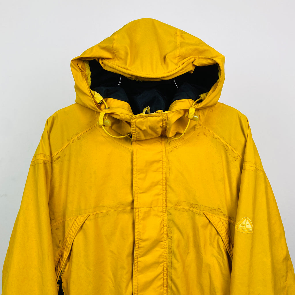 00s Nike ACG Storm Fit Coat Jacket Yellow XL