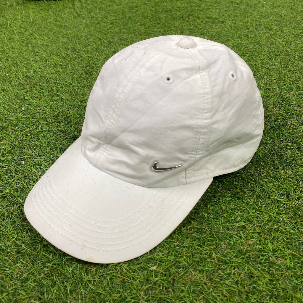 00s Nike Metal Swoosh Adjustable Hat White