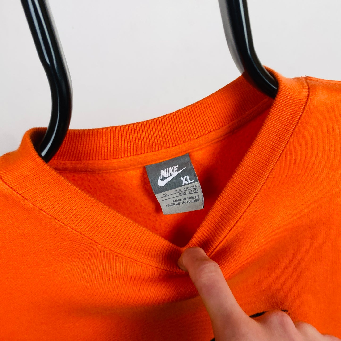 00s Nike Sweatshirt Orange Small