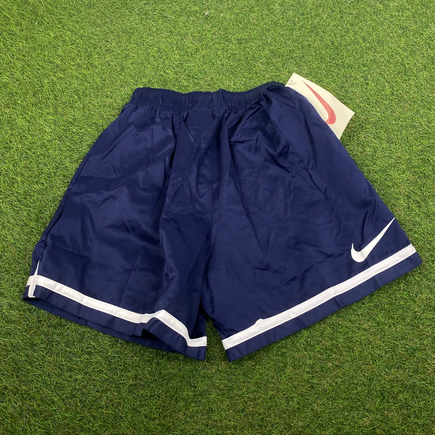 00s Nike Nylon Shorts Blue Small