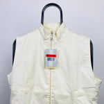 00s Nike Golf Gilet Windbreaker Jacket Yellow Large