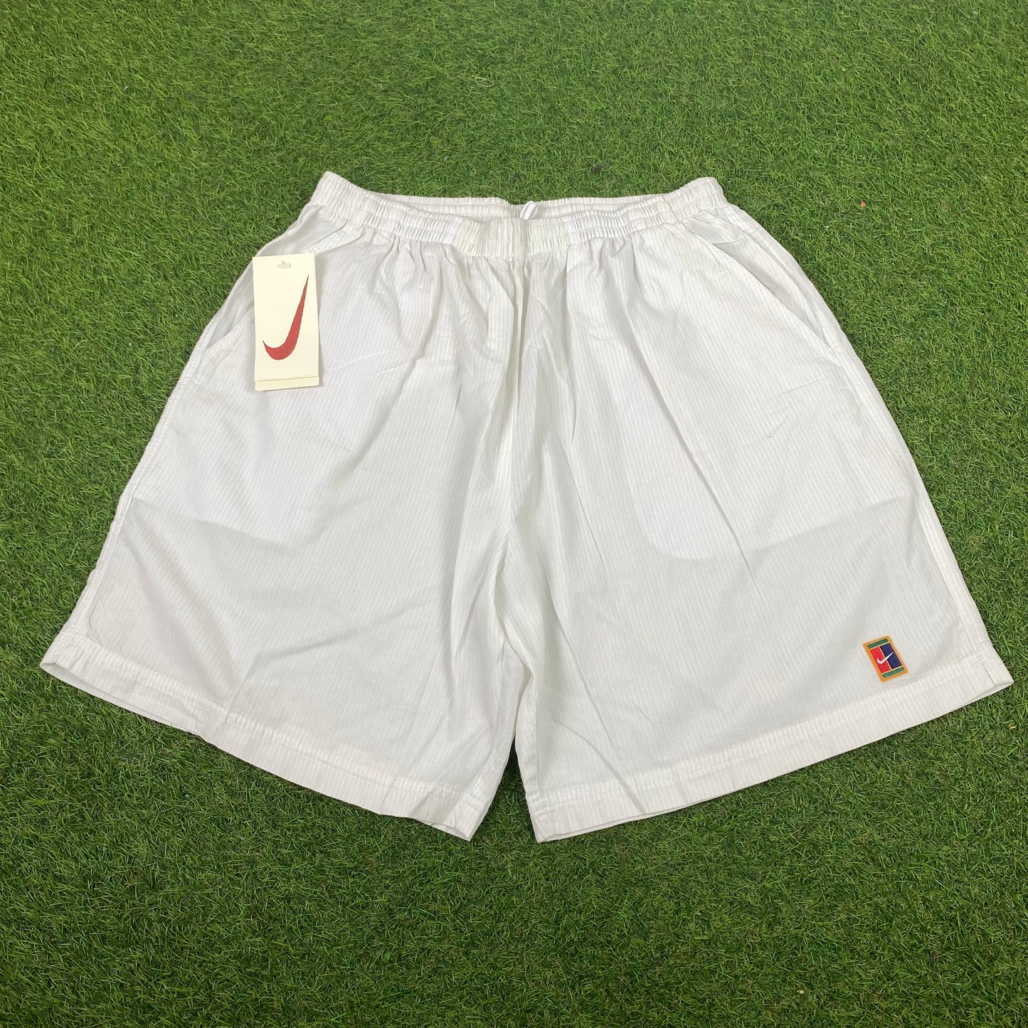 90s Nike Challenge Court Shorts White XL