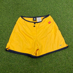 90s Nike Sprinter Shorts Yellow Small