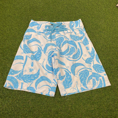 00s Nike ACG Beach Swim Shorts Blue Small