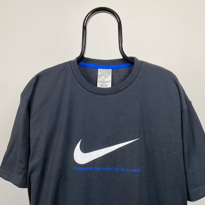 00s Nike Swoosh T-Shirt Grey 3XLT