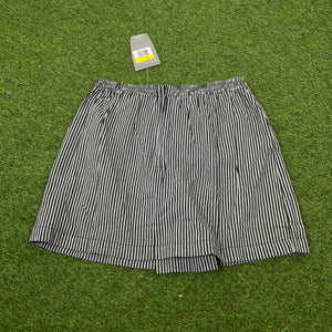 Vintage Nike Pinstripe Tennis Skirt Black Small