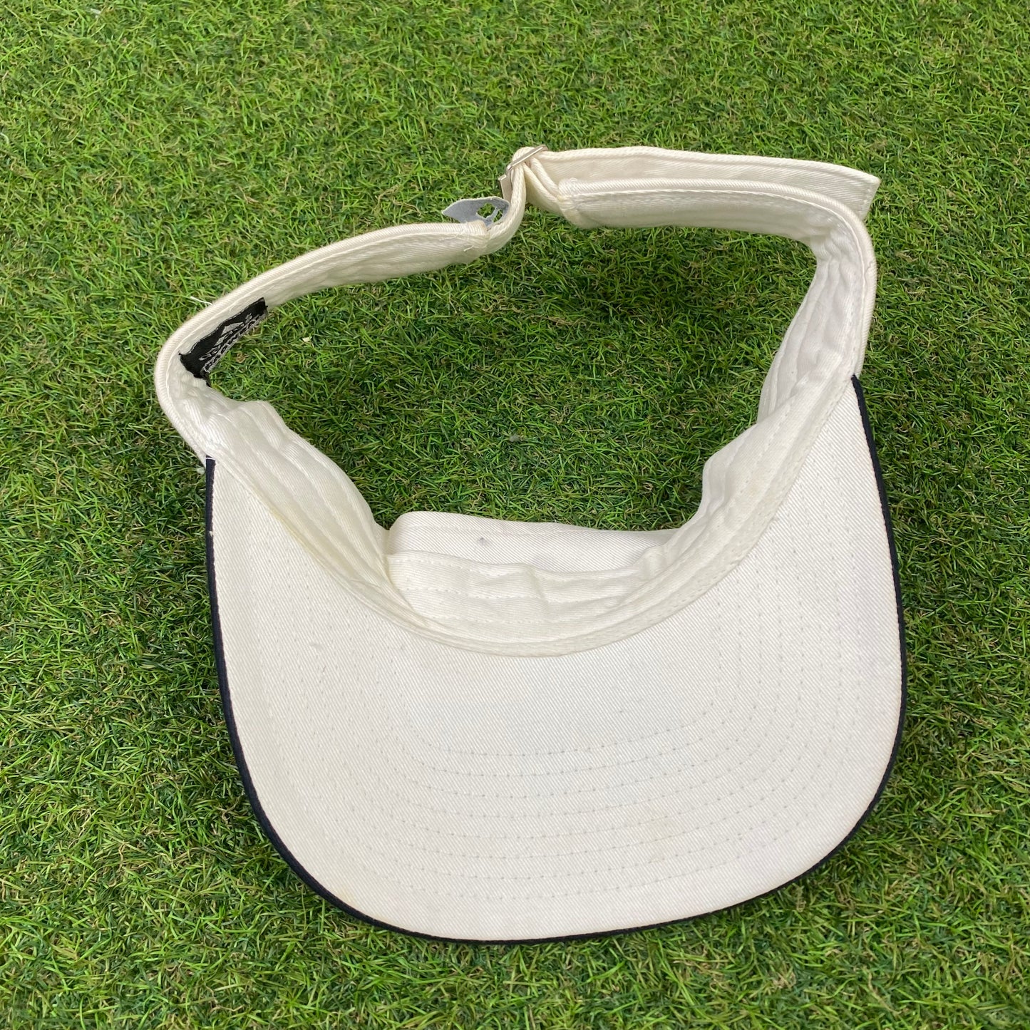 90s Adidas Visor Sun Hat White