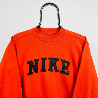 90s Nike Sweatshirt Orange XS