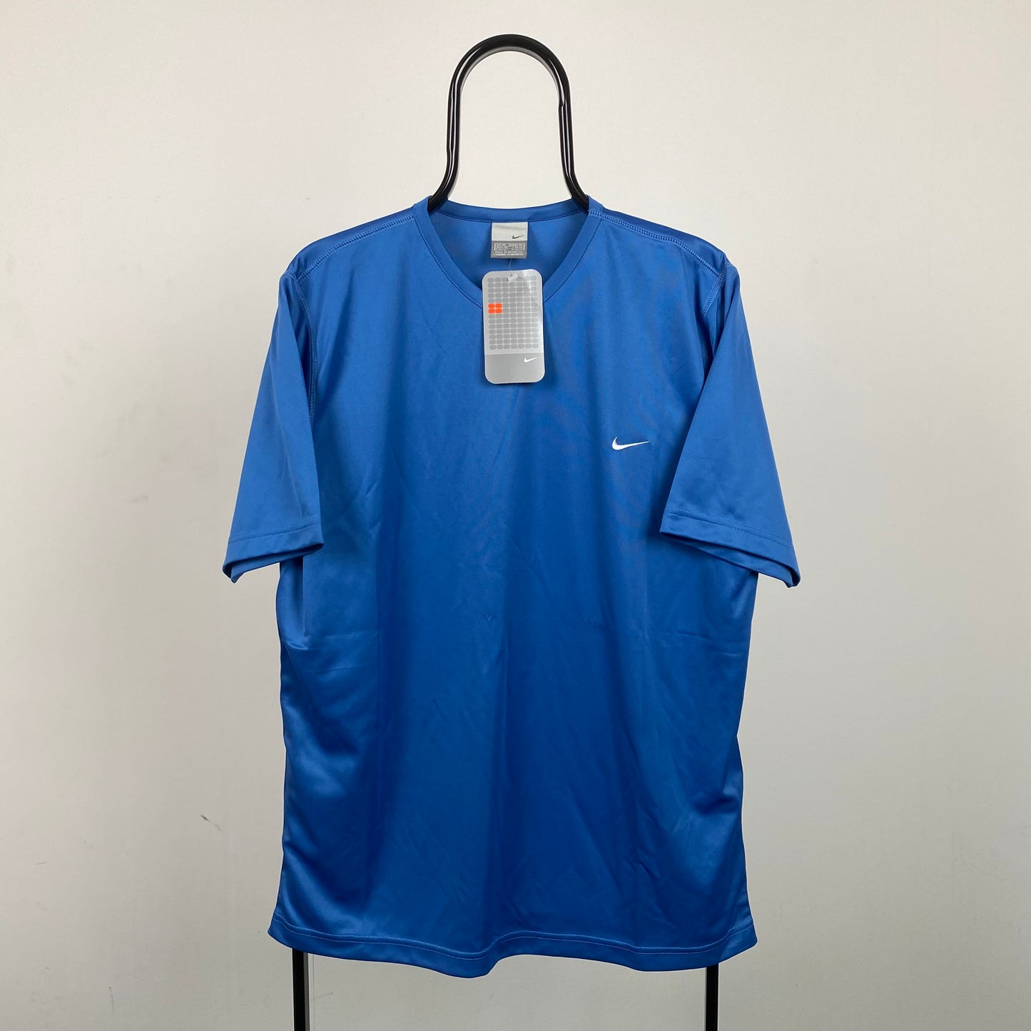 Vintage Nike Dri-Fit T-Shirt Blue Medium