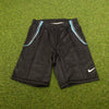 90s Nike Nylon Cycling Shorts Black XL