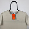 Vintage Nike Swoosh T-Shirt Brown XS