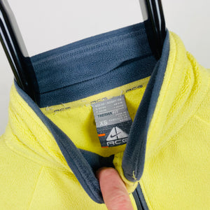 00s Nike ACG Fleece Sweatshirt Yellow XS