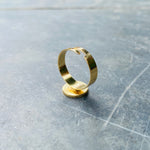 Adjustable Yin And Yang Ring Gold