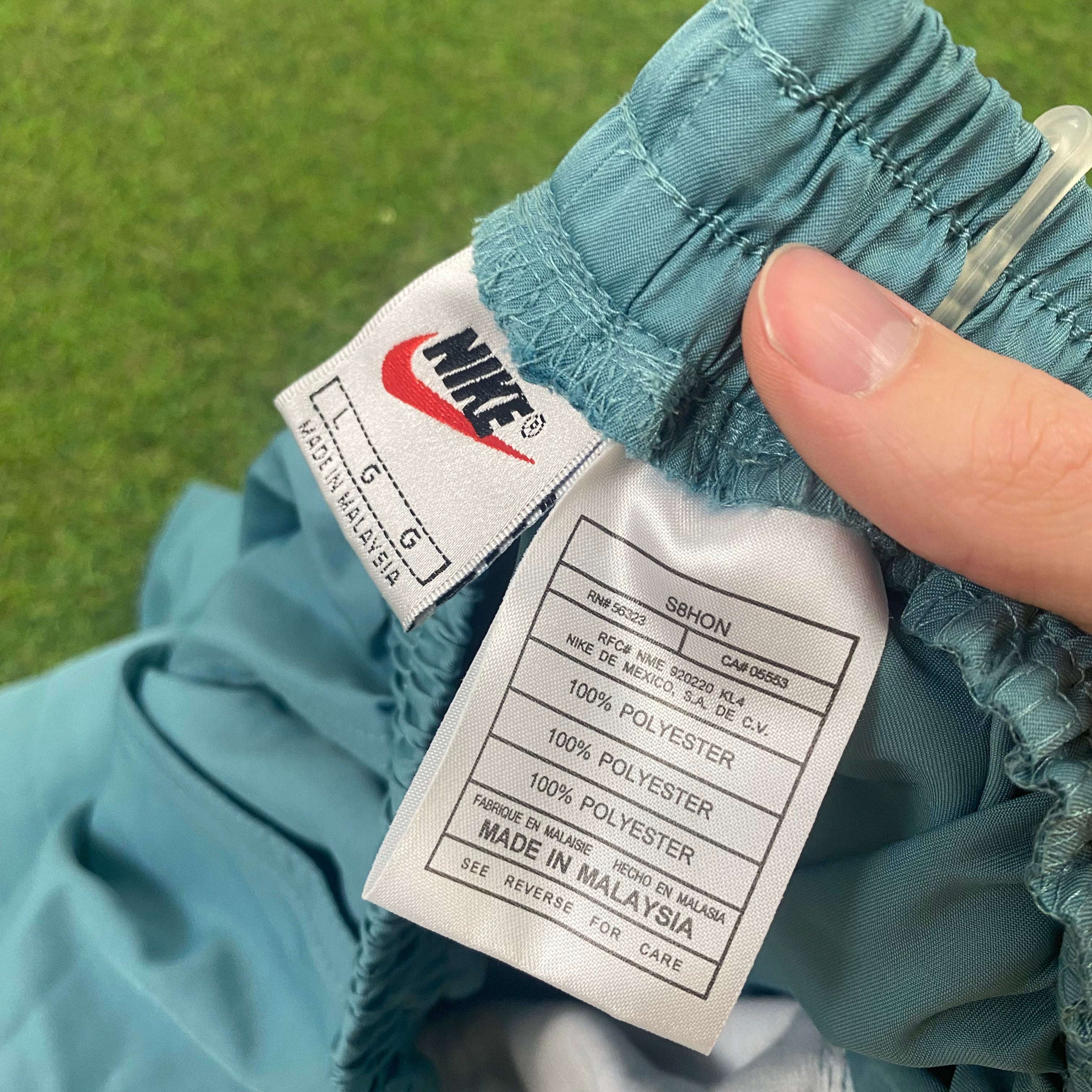 90s Nike Challenge Court Shorts Green Large Clout Closet