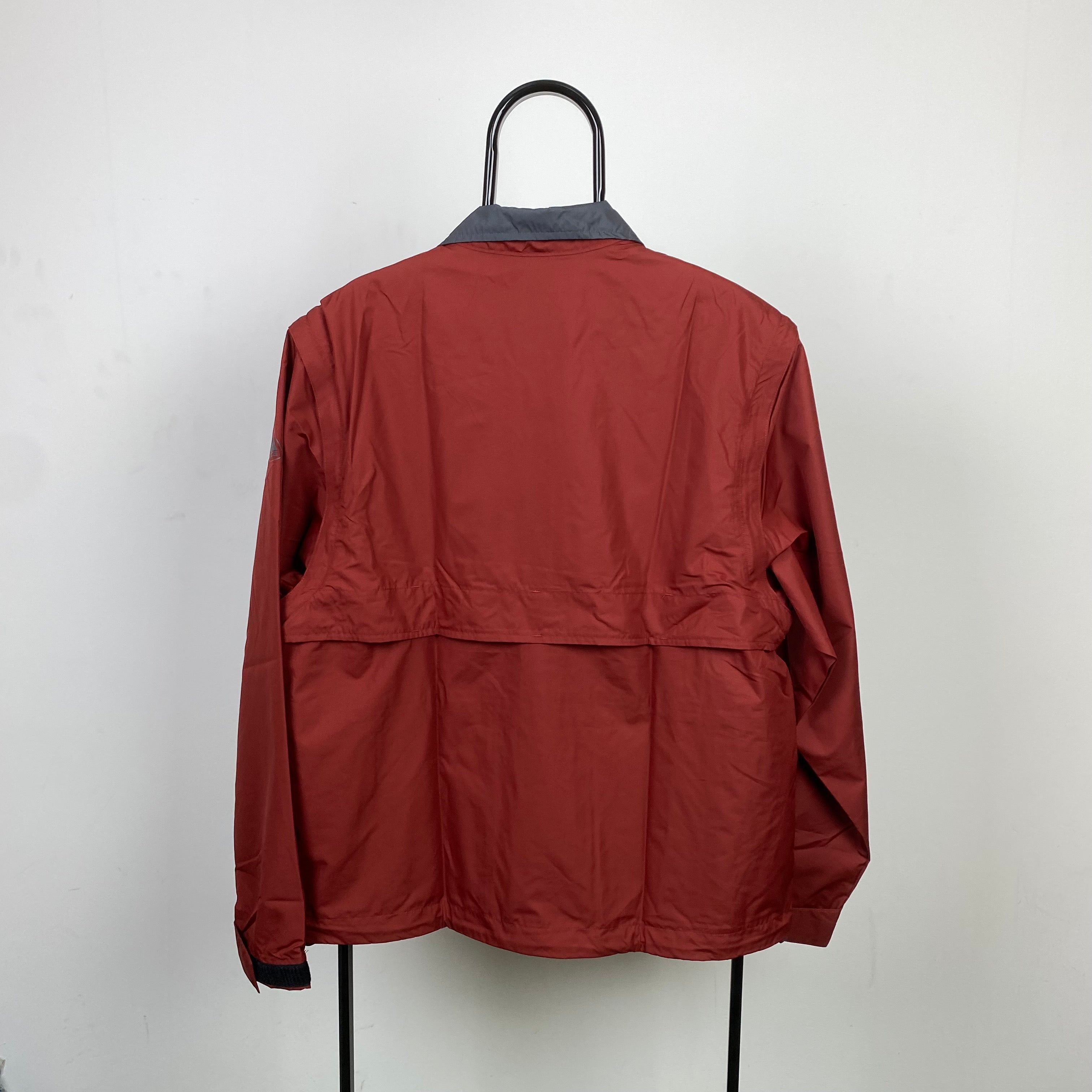 Vintage Nike ACG Waterproof Windbreaker Jacket Red Medium
