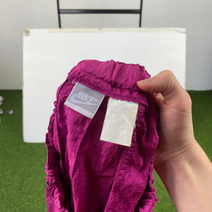 Vintage Nike Shell Skirt Pockets Purple Medium UK8/10