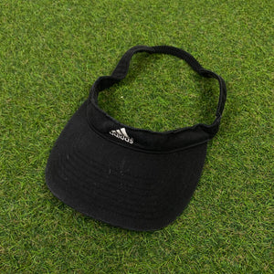 00s Adidas Visor Sun Hat Black