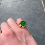 Clover Leaf Ring Gold