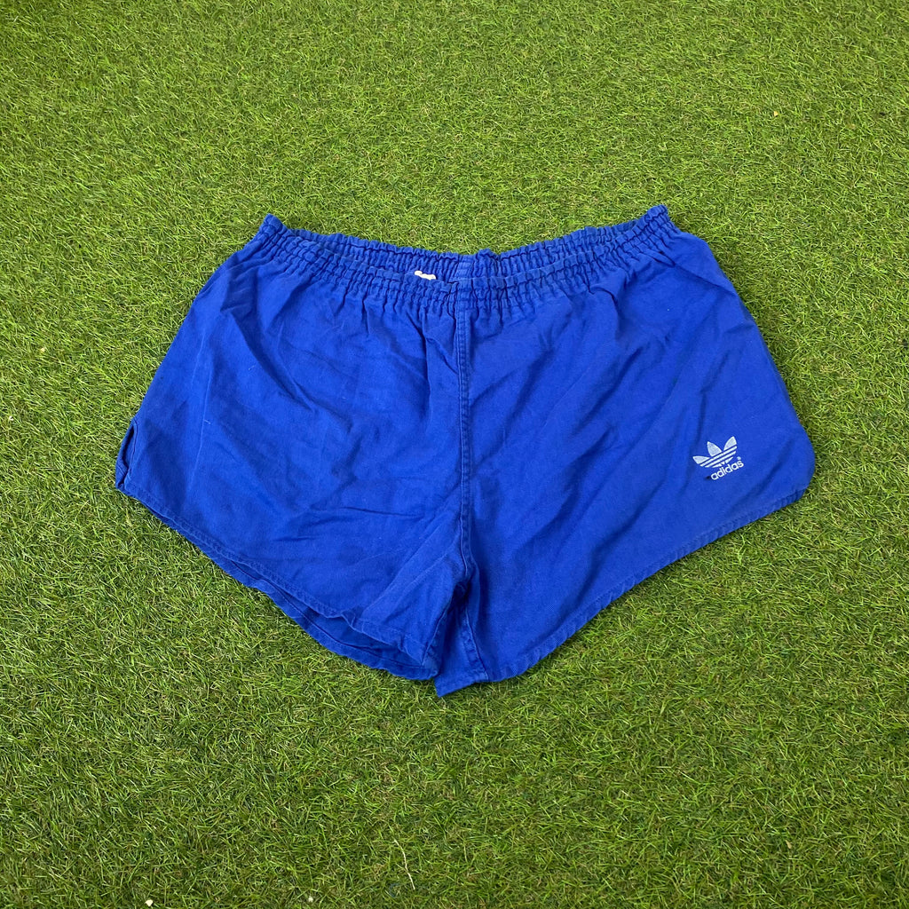 Adidas Cotton Sprinter Shorts Blue Large