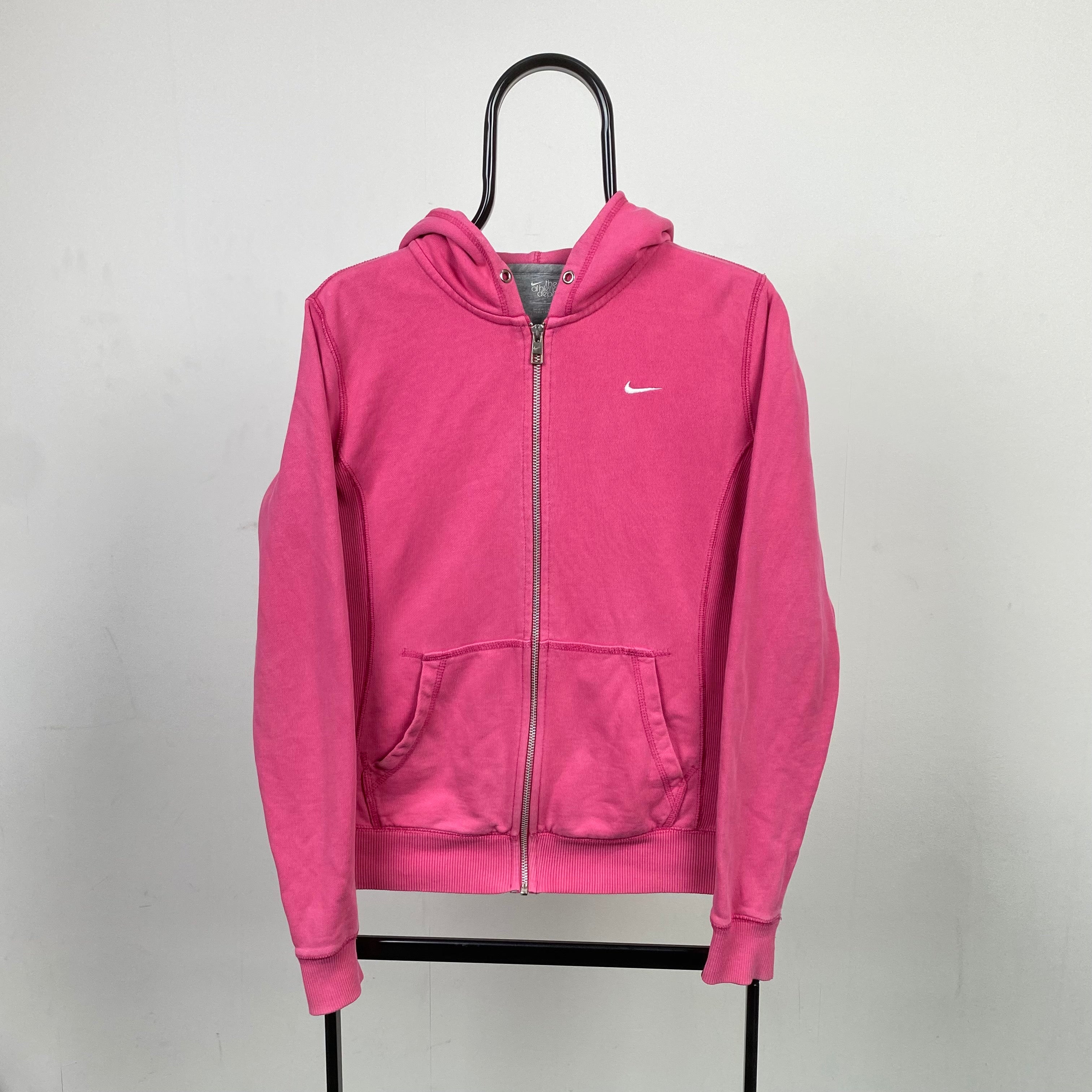 romantisk Opdatering Celebrity Vintage Nike Zip Up Hoodie Pink Medium – Clout Closet