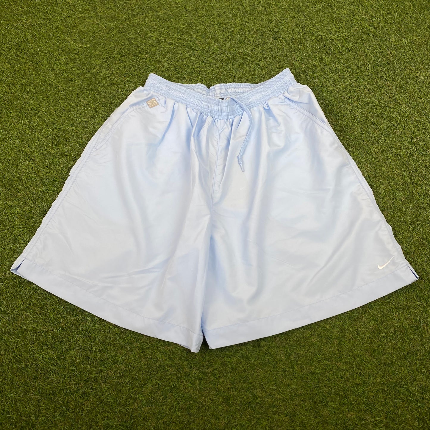 00s Nike Court Shorts Baby Blue Medium