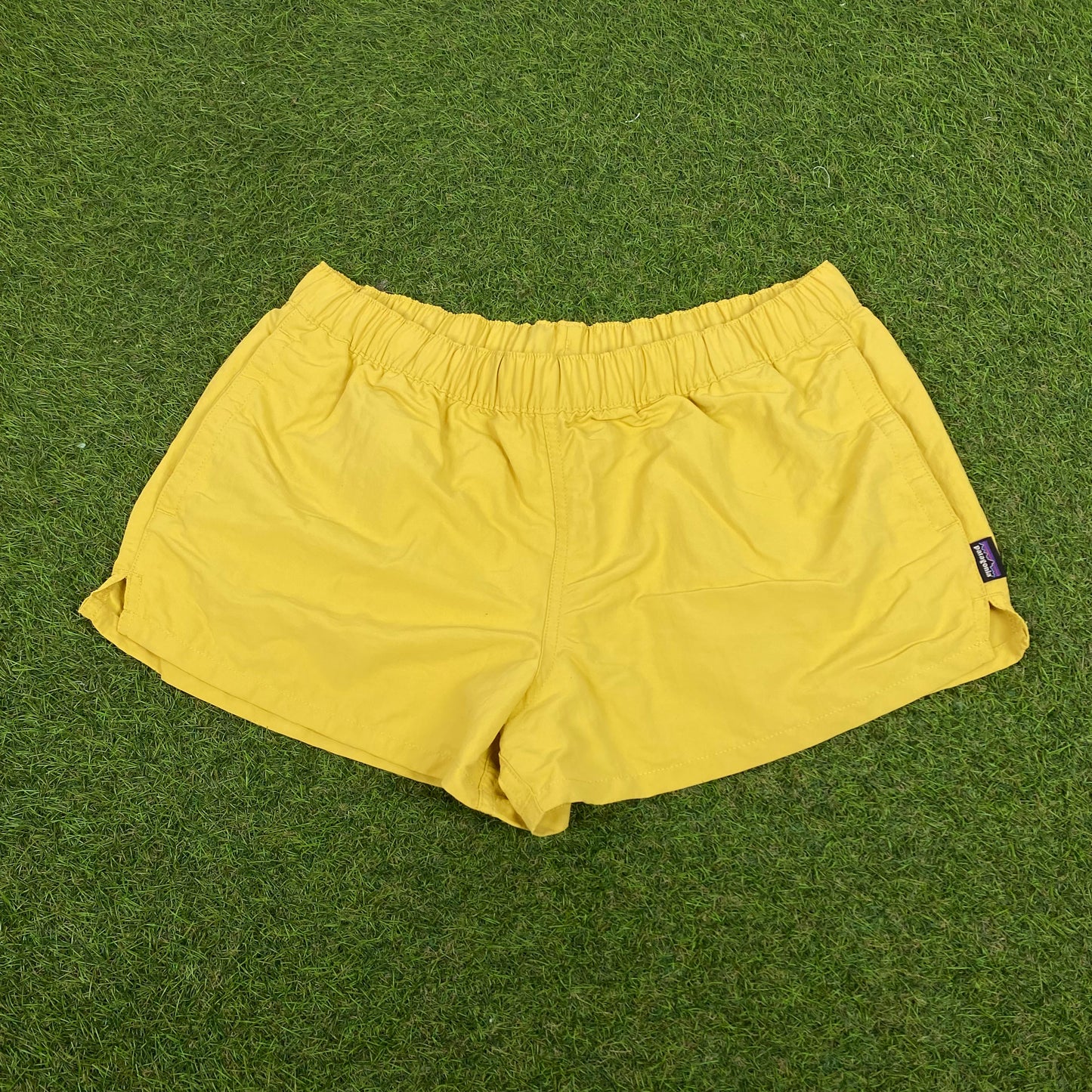 Retro Patagonia Baggies Shorts Yellow Medium Clout Closet