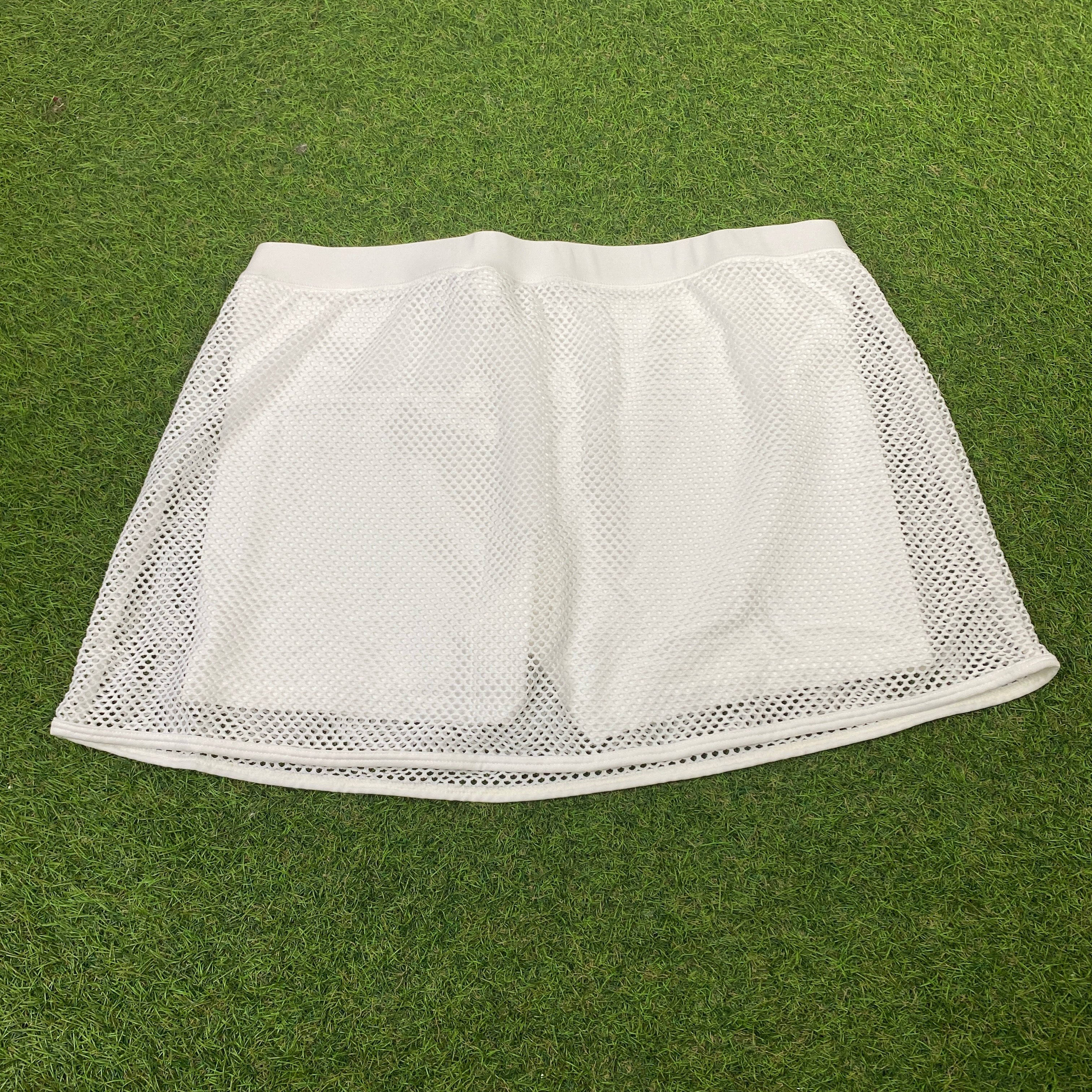 00s Nike Mesh Tennis Skirt Skort White XL