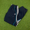 00s Adidas Piping Joggers Blue XS