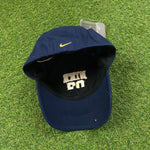 Vintage Nike Spell Out Hat Blue