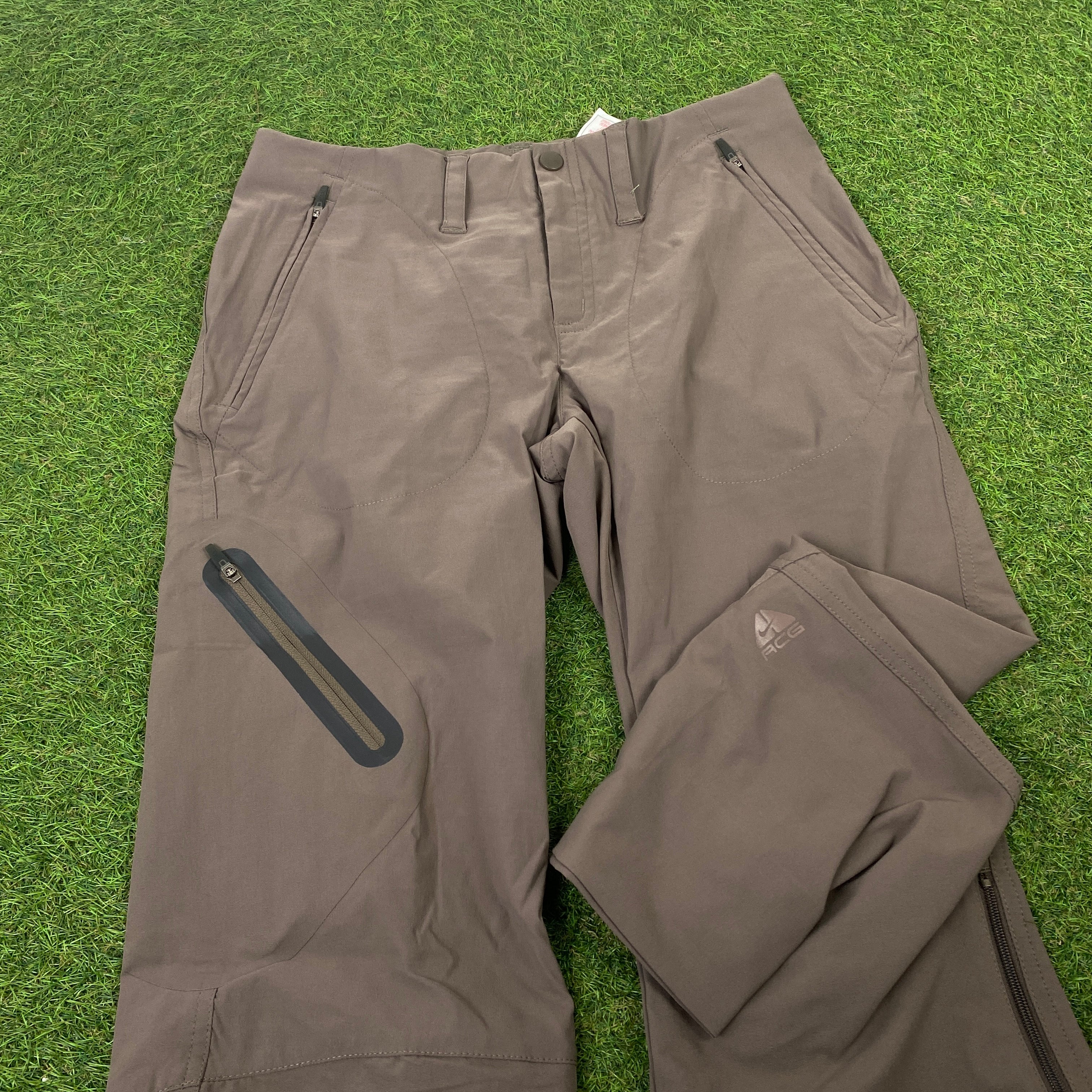 00s Nike ACG Cargo Trousers Joggers Brown XL – Clout Closet
