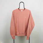 Retro Champion Sweatshirt Pink Small