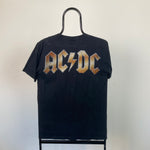 Vintage ACDC Band T-Shirt Black Medium