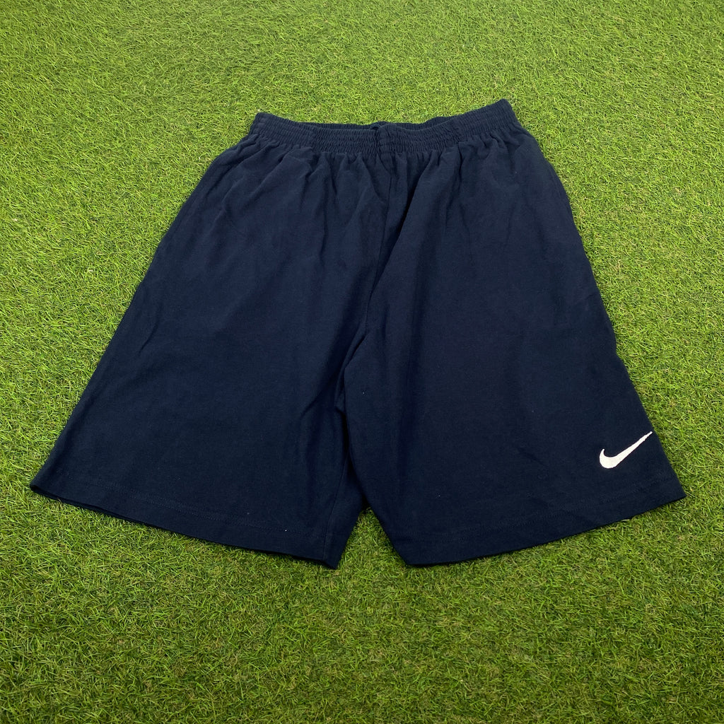 00s Nike Cotton Shorts Blue Medium