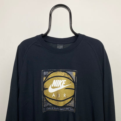 00s Nike Air Basketball Long Sleeve T-Shirt Black Large