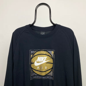 00s Nike Air Basketball Long Sleeve T-Shirt Black Large