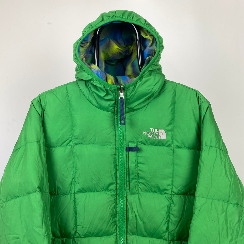 90s The North Face Puffer Jacket Green Small